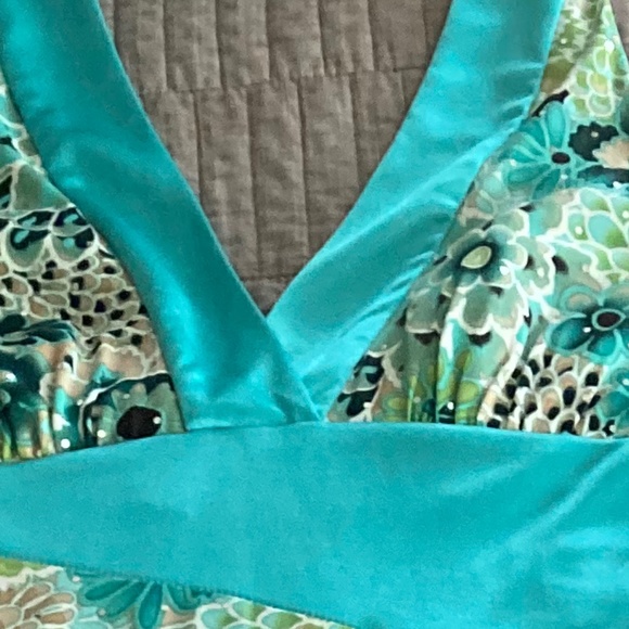 LOVE TEASE Halter Top v-neck Asymmetrical Backless Dress  SZ S - Picture 7 of 15